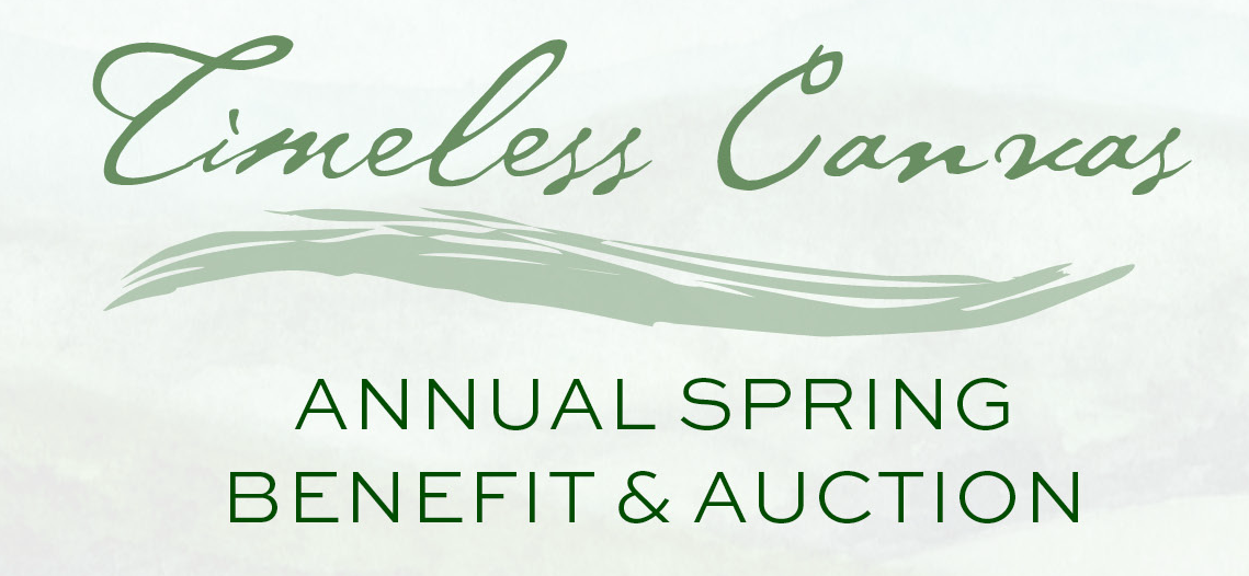 2025 Spring Benefit Banner: Timeless Canvas - Annual Spring Benefit and Auction
