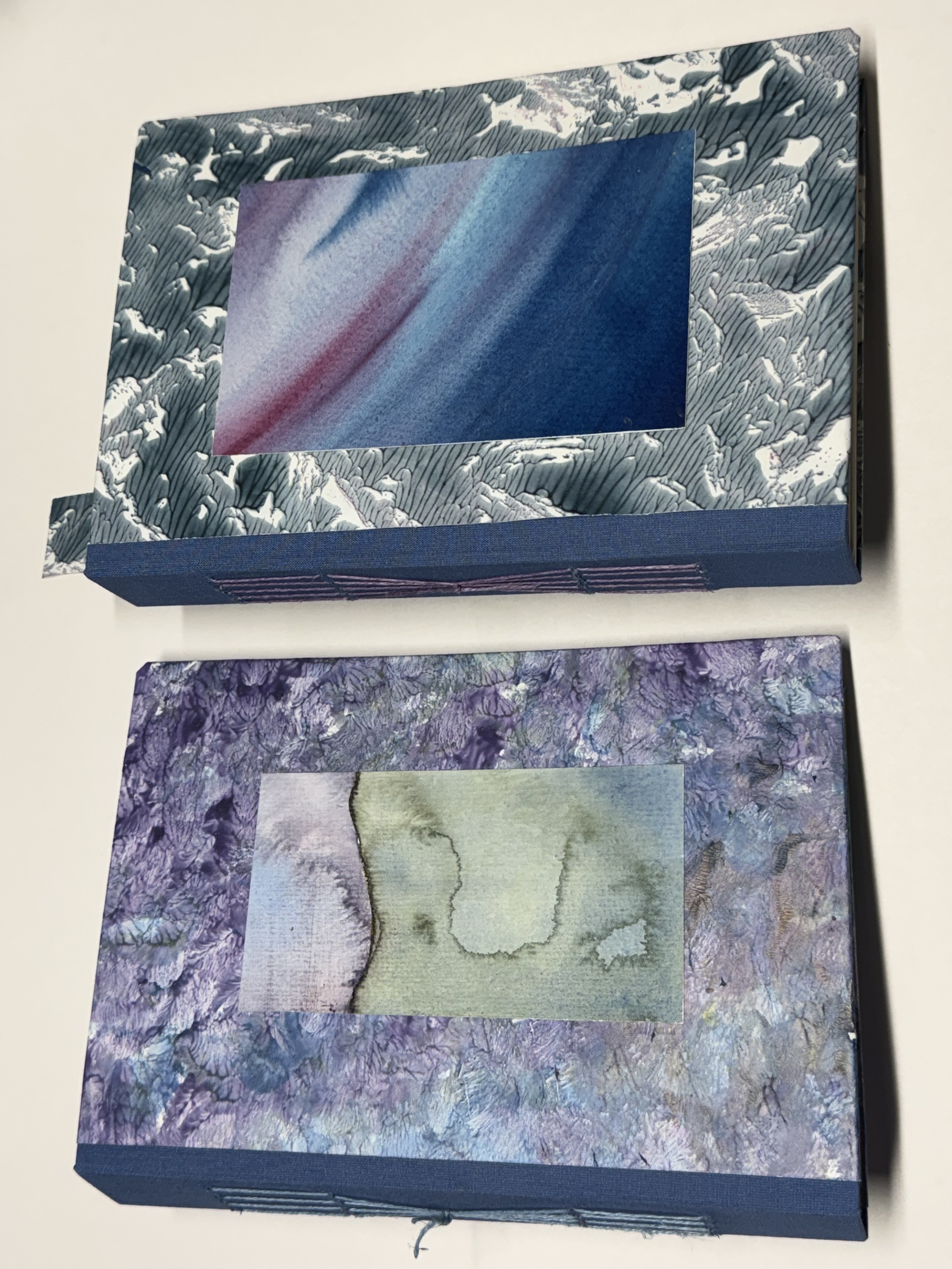 Handcrafted Marbled Journals