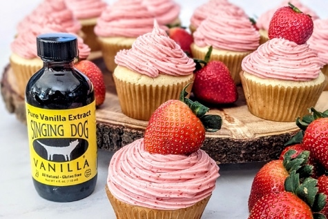 Sweet Vanilla Indulgence Gift Basket from Singing Dog Vanilla