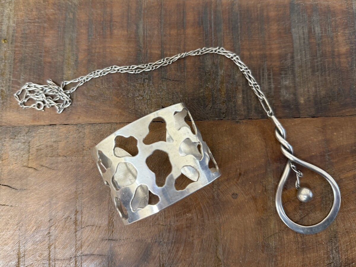 Handcrafted Silver Jewelry Set