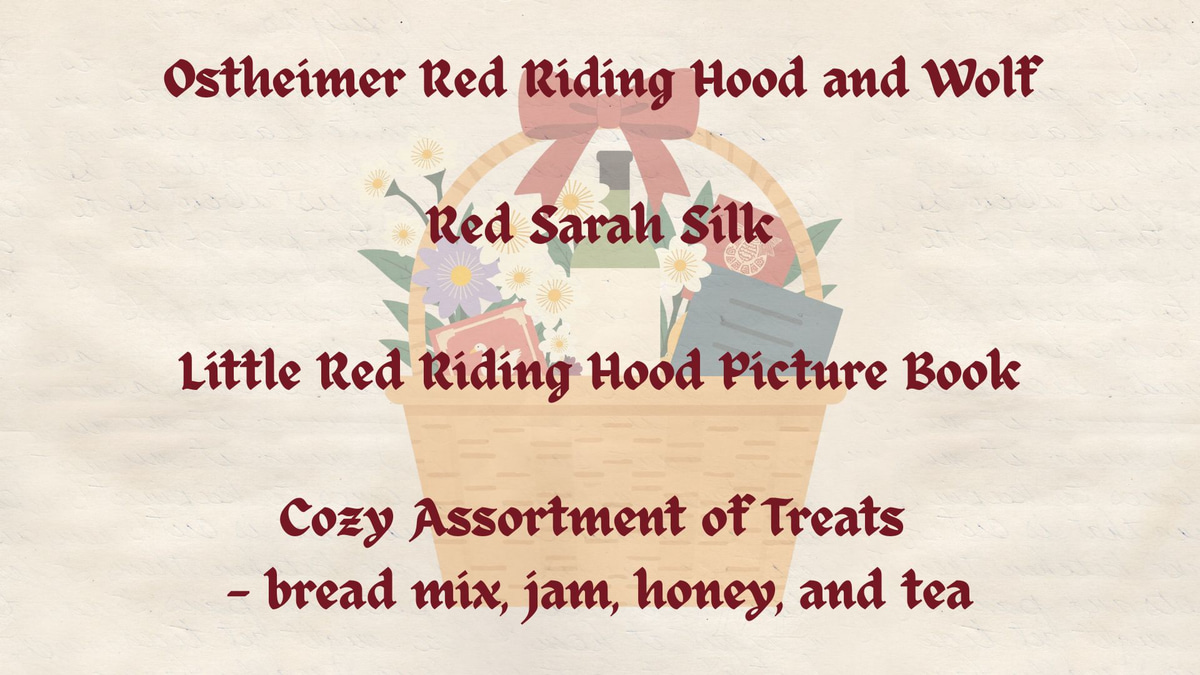 Little Red Riding Hood Fairytale Basket