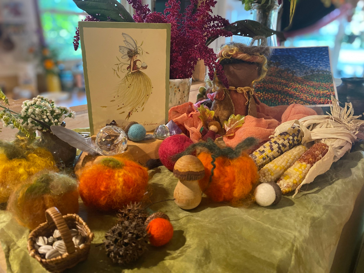 Seasonal Nature Table Treasure Chest