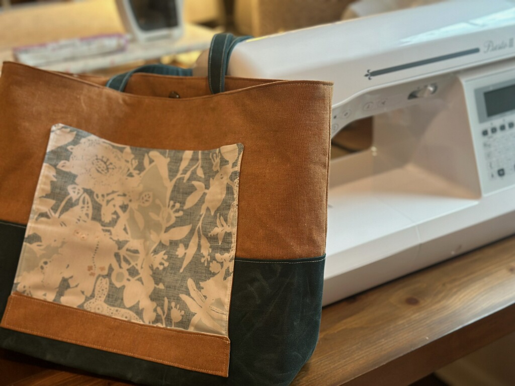 Handmade bag by KWS Alum and Parent, Jessica Bird