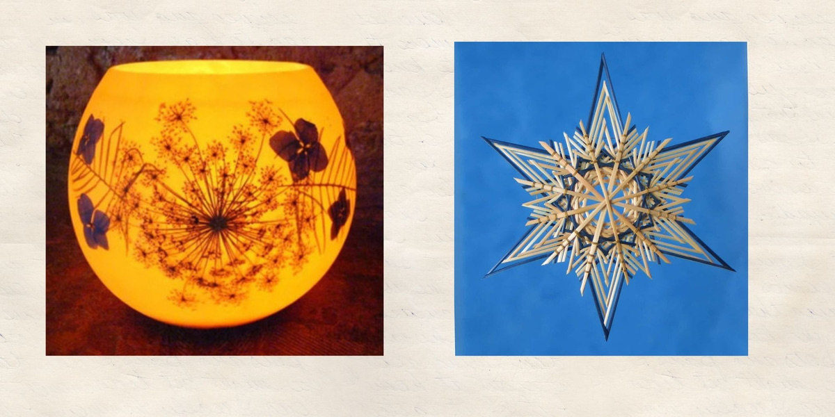 Beeswax Globe & German Straw Star Workshop with Tunde Schuschke at Beaver Run